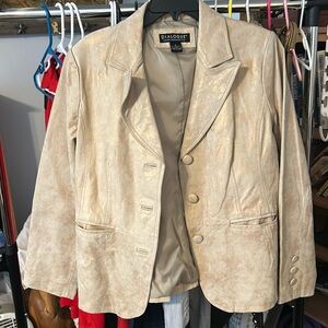 Women’s size large leather blazer